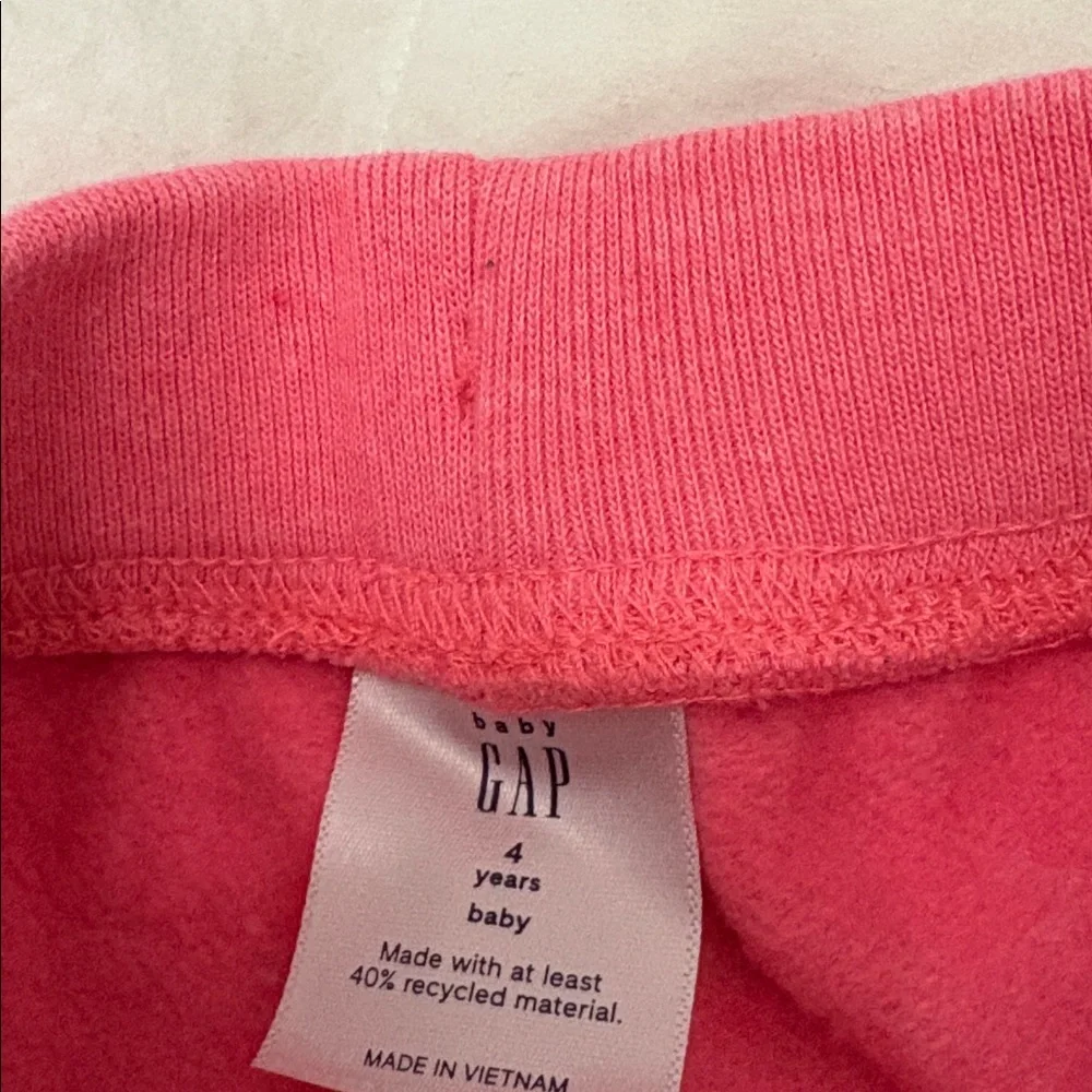 GAP Kids Pink Floral sweatpant Bottoms